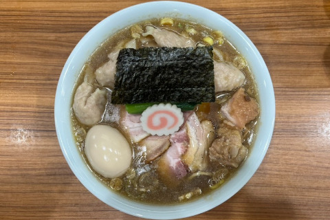 中華そば西川正油味玉チャーシューワンタンメン