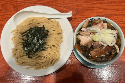 中華そば喜長チャーシュー竹の子つけそば